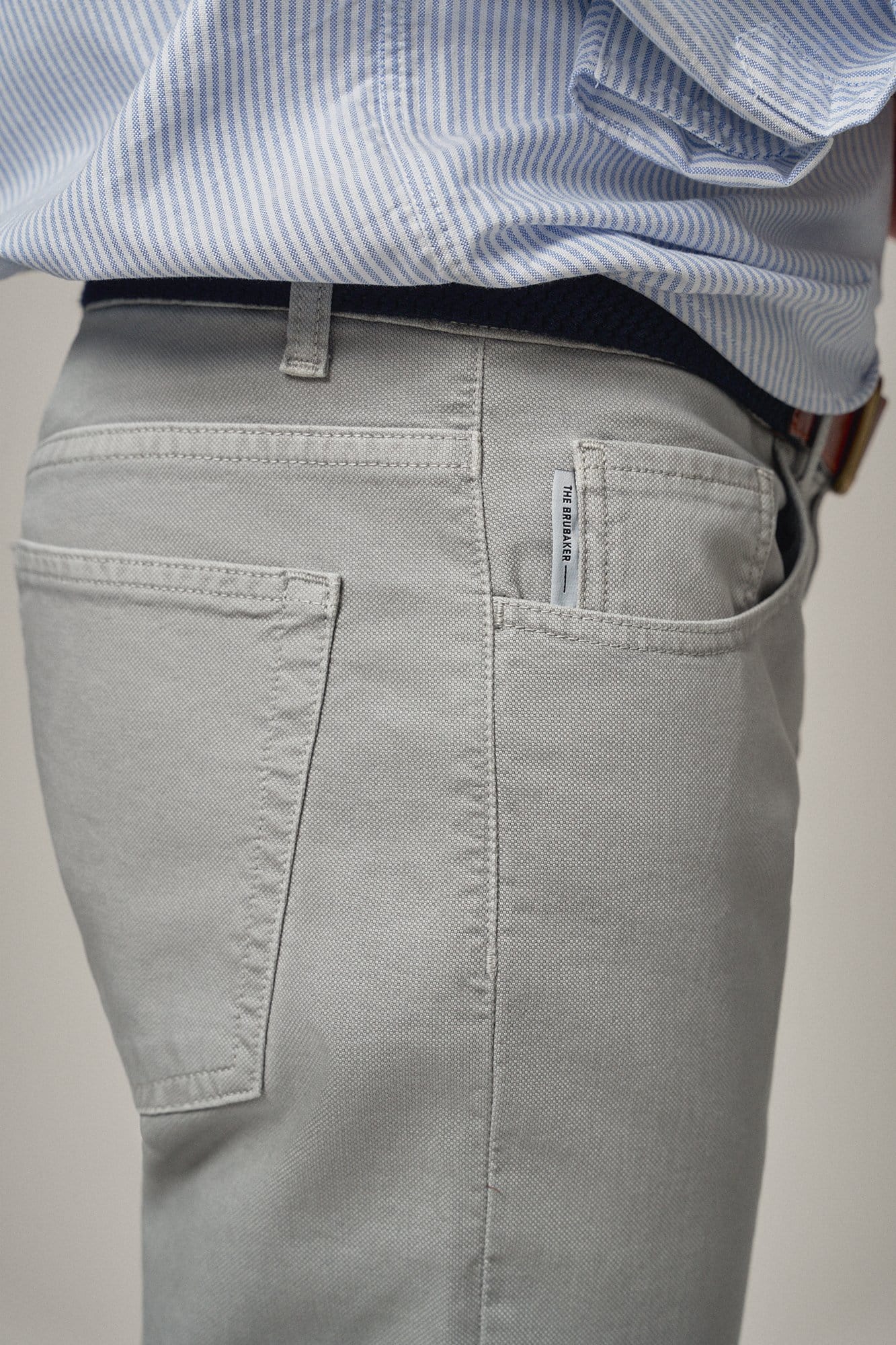 The 5 Pocket Grainy Gris Salamanca