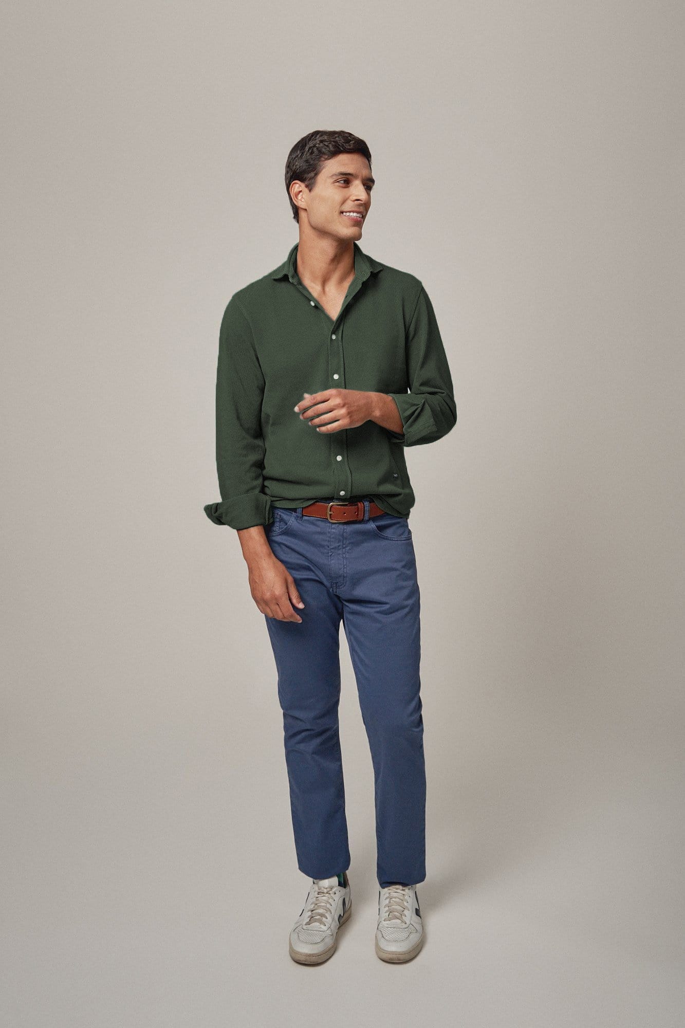 The Cotton Camisa Verde Pino