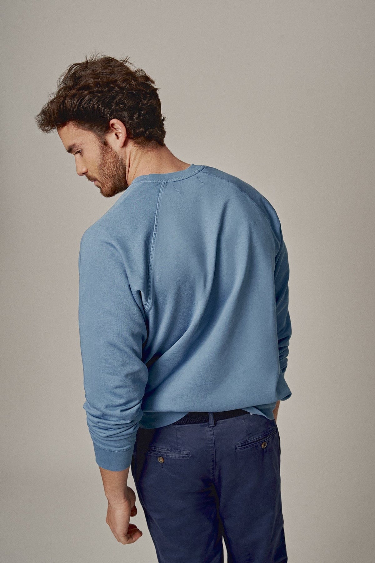The Cotton Sudadera Azul Illetas-3