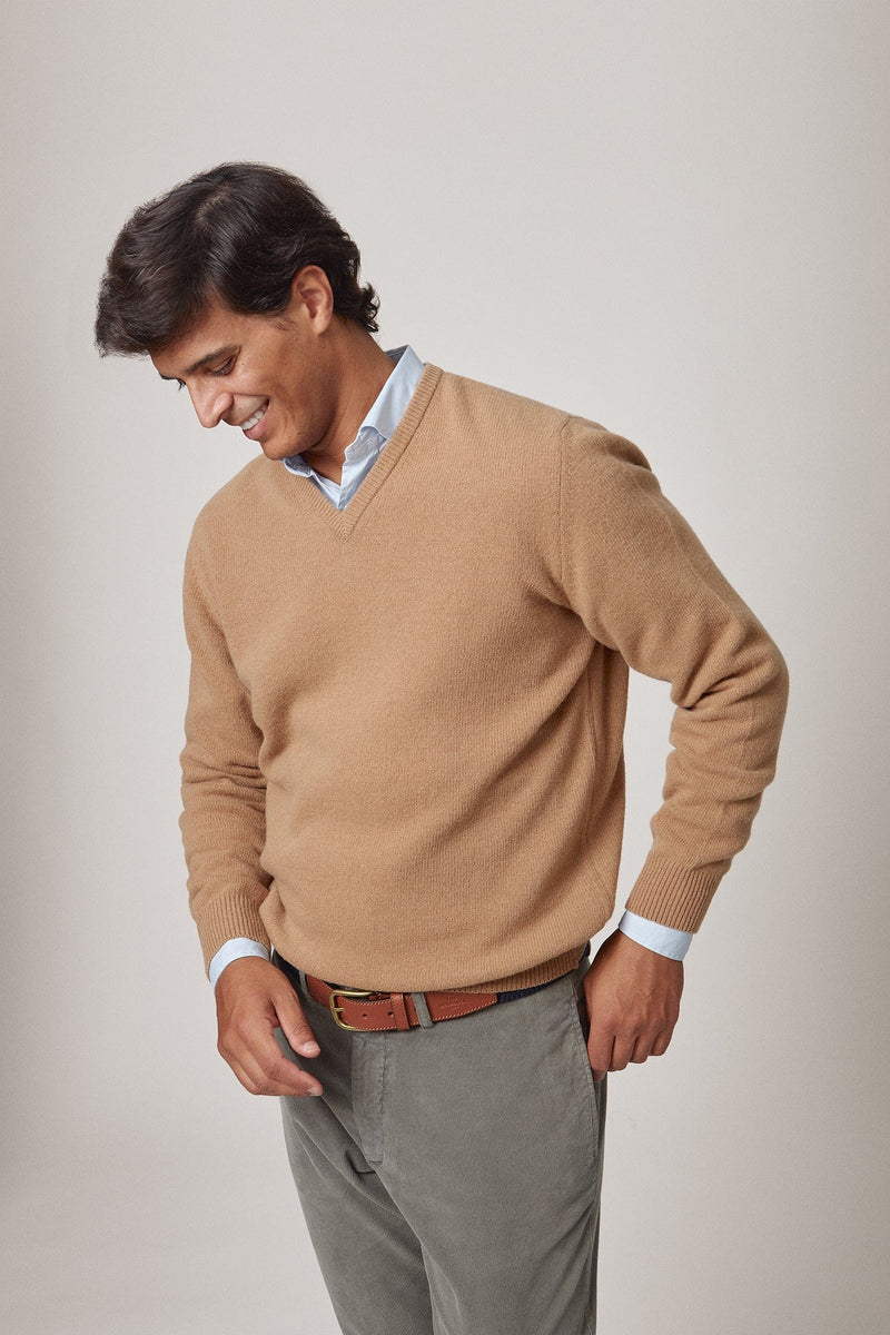 The Lambswool Pico Camel Ronda-zoom-