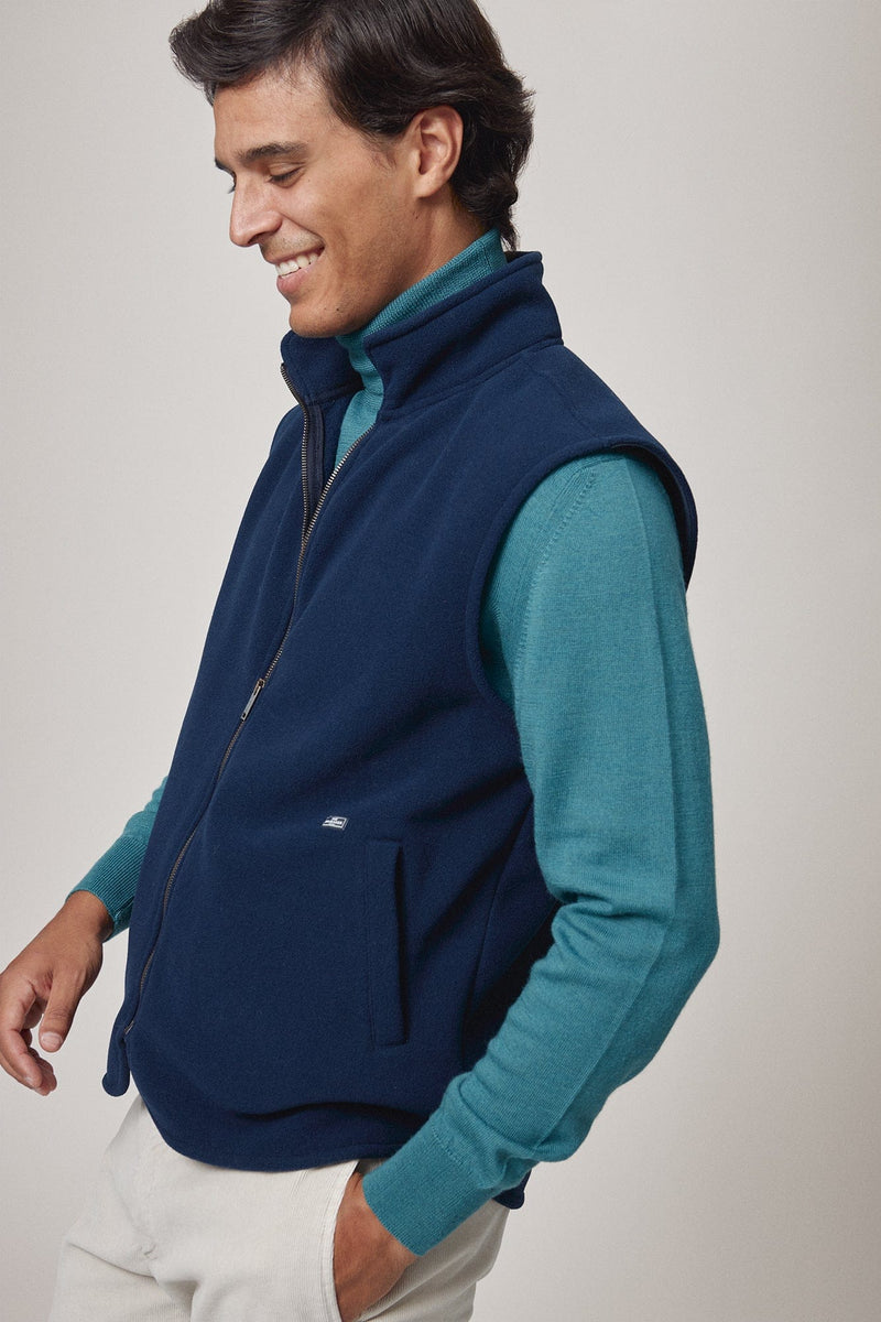 The Forro Polar Azul marino-zoom-