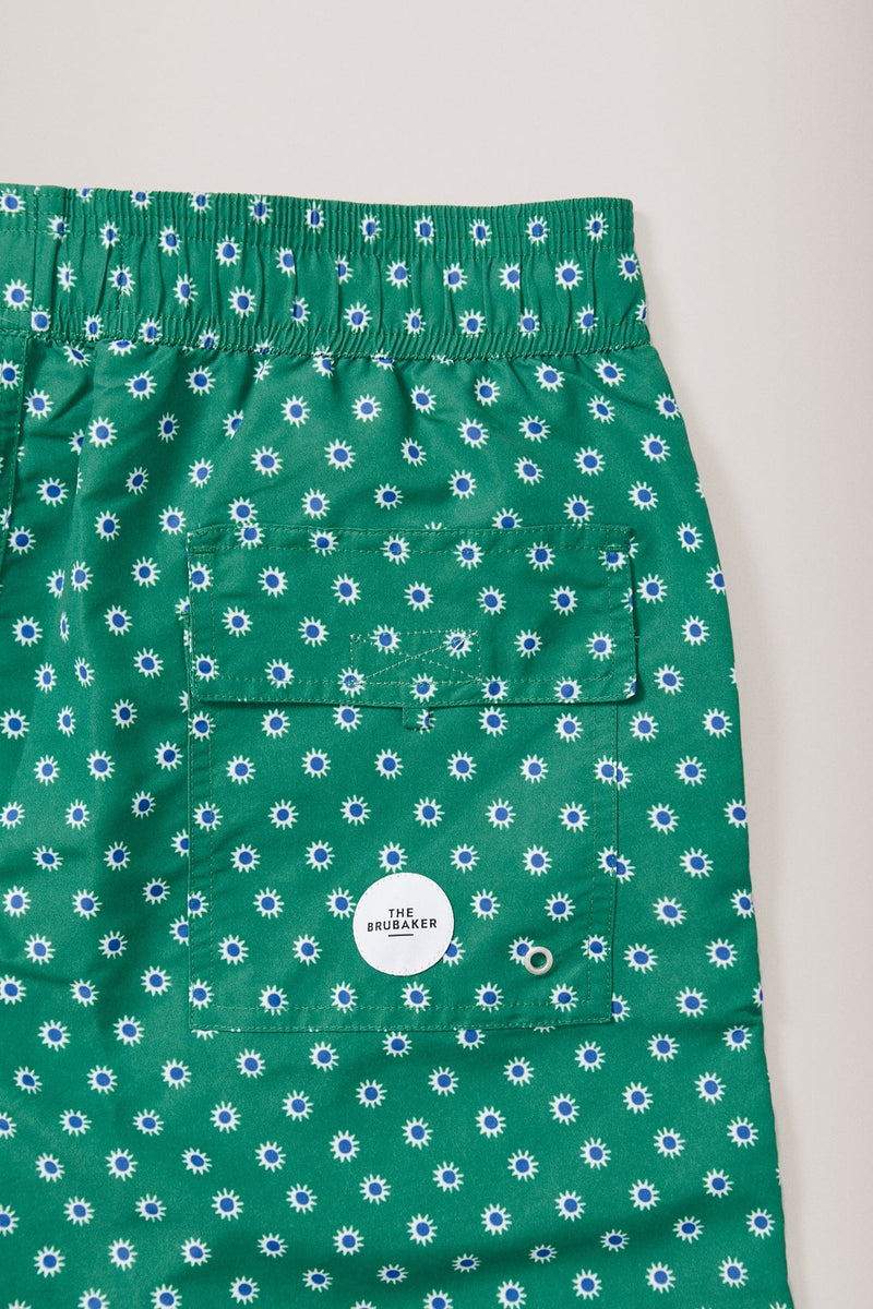 The Swim Flor Blanca Fondo Verde-zoom-