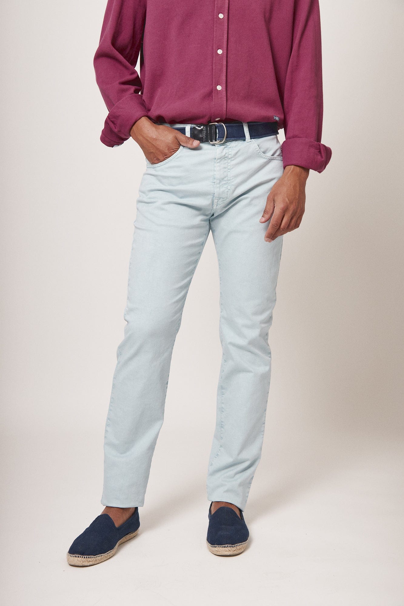 The 5 Pocket Azul Celeste-zoom-1